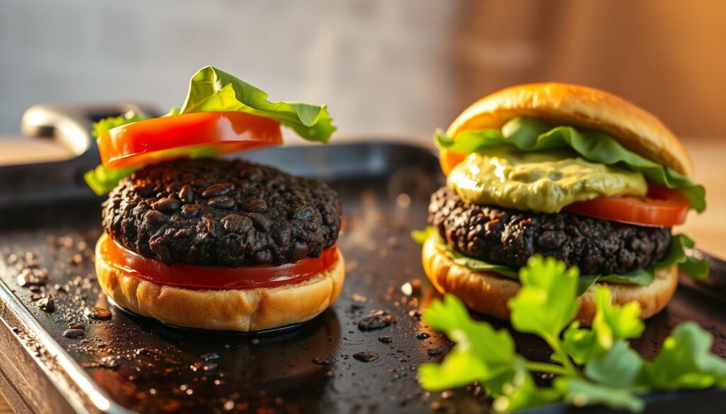 black bean burgers